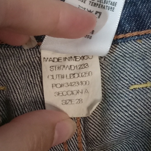 Lucky brand men's jeans size 28/30 - Picture 7 of 9